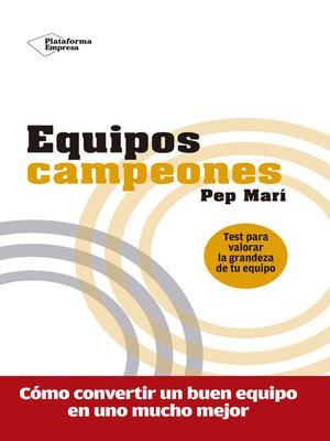 cover image of Equipos campeones